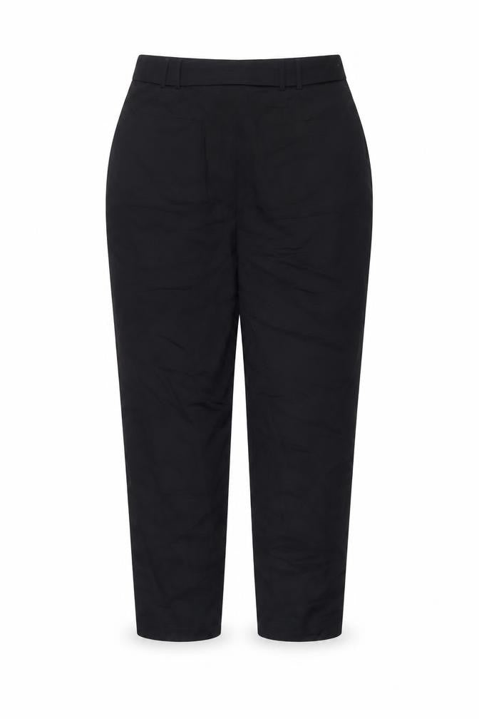 Womens UK Size 4 Ted Baker Regular Fit BusinessCasual Black Trousers