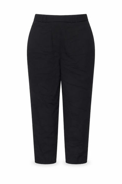 Womens UK Size 4 Ted Baker Regular Fit BusinessCasual Black Trousers