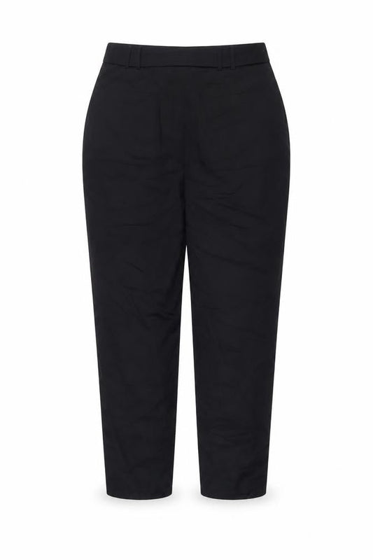 Womens UK Size 4 Ted Baker Regular Fit BusinessCasual Black Trousers