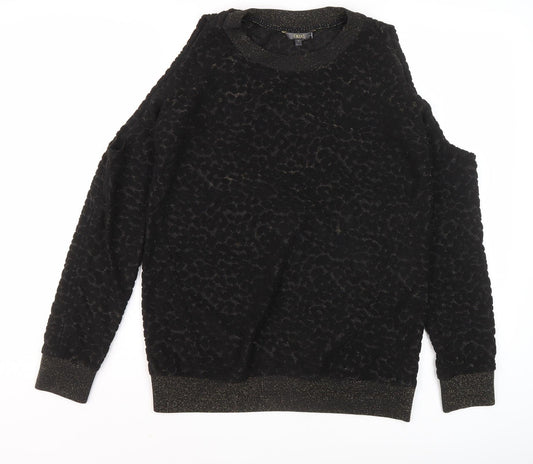Womens UK Size 8 NEXT Black Pullover Jumper