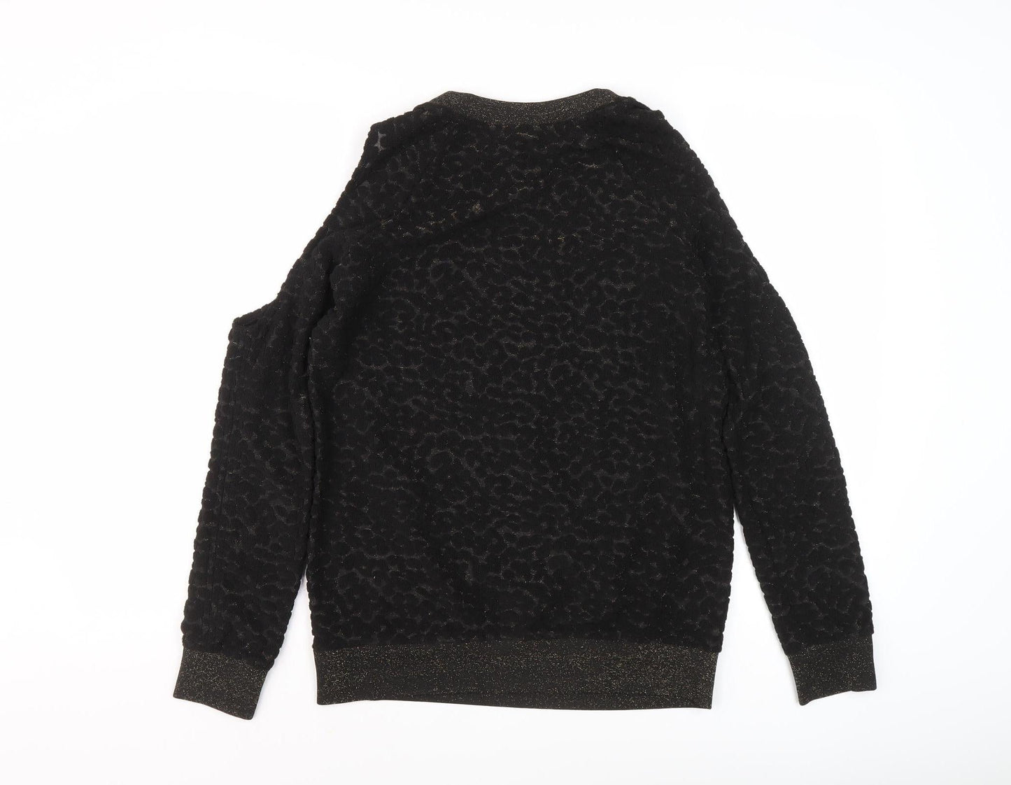Womens UK Size 8 NEXT Black Pullover Jumper