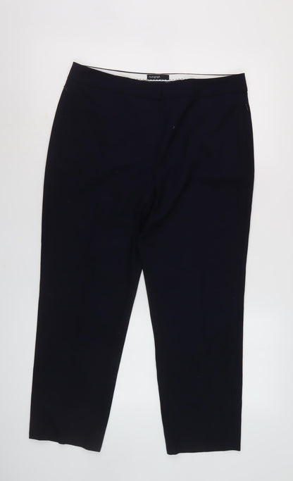 Womens UK Size 12 Marks and Spencer Regular Fit Dress Pants Black Trousers