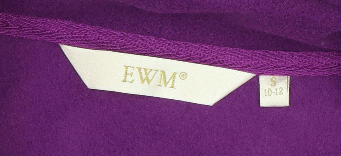 Womens UK Size S EWM Purple Basic Jacket