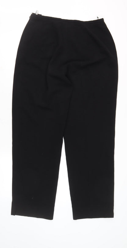 Jaeger Women's Black Straight Trousers, Size M
