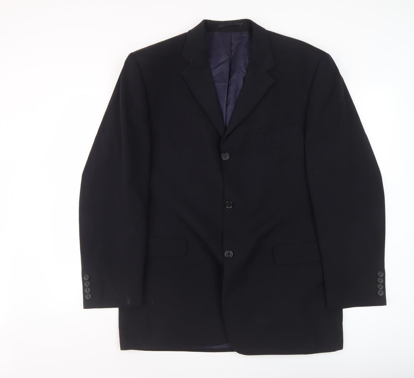 Lino Ventura Men's Blue Blazer, UK 42 Regular Fit