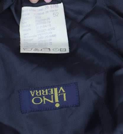 Lino Ventura Men's Blue Blazer, UK 42 Regular Fit