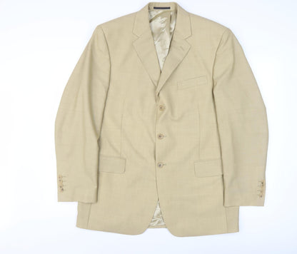 Austin Reed Beige Men's Blazer, Size 42R Formal
