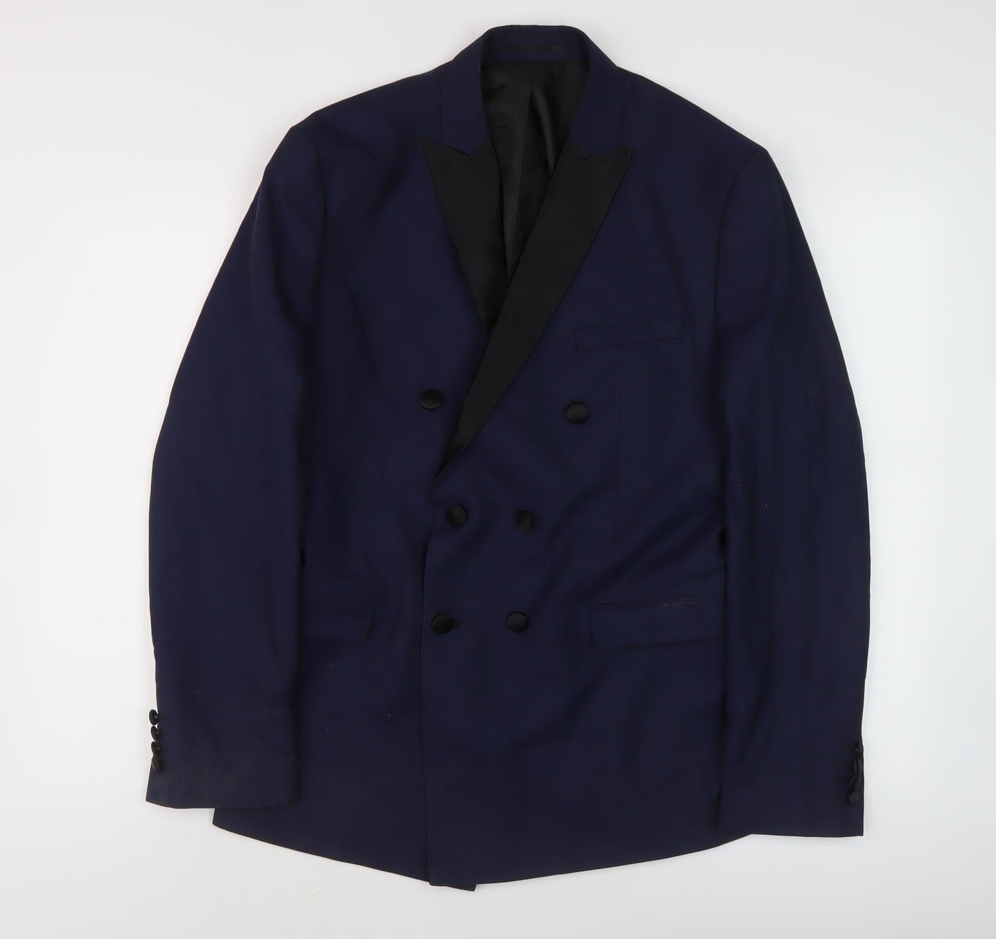 Mens UK Size 40 Selected Homme Regular Blue Suit Jacket