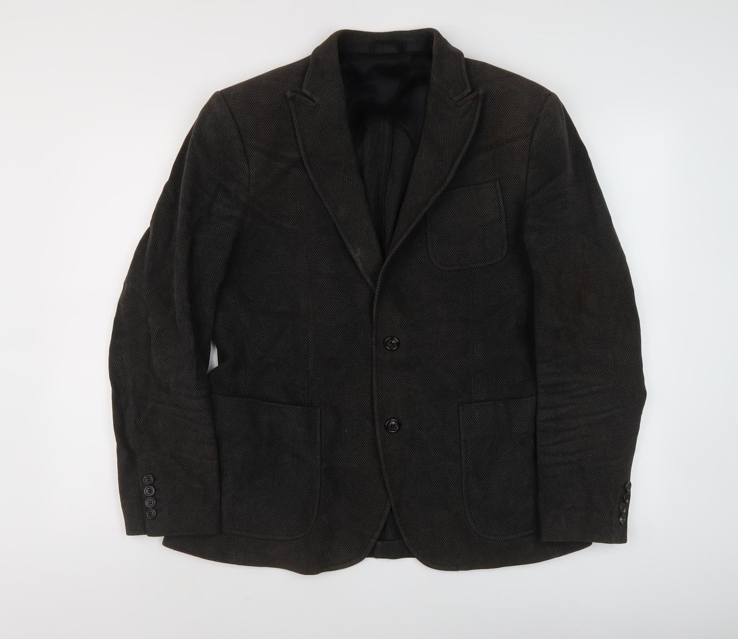 Mens UK Size 50 Stile Benetton Black
