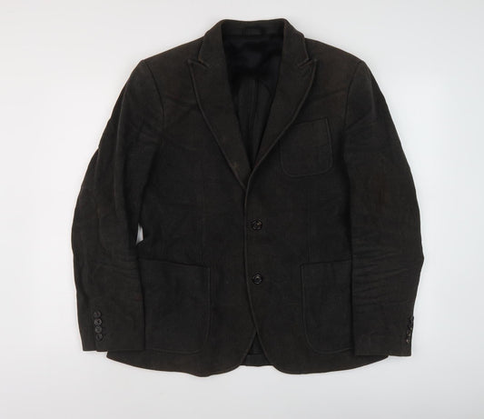 Mens UK Size 50 Stile Benetton Black
