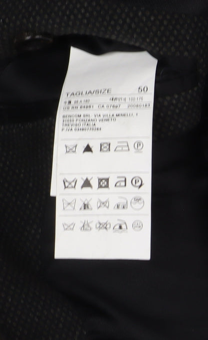 Mens UK Size 50 Stile Benetton Black