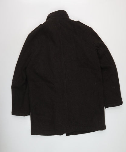 Mens UK Size M Rocha John Rocha Black Military Jacket