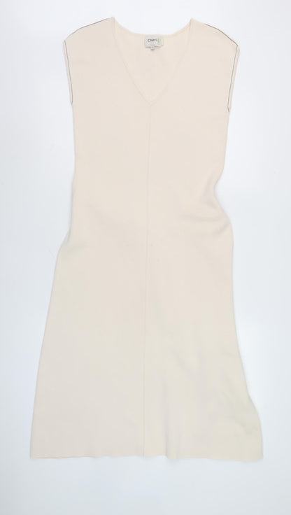 Charli Women's Ivory Sleeveless Midi Shift Dress