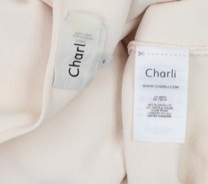 Charli Women's Ivory Sleeveless Midi Shift Dress