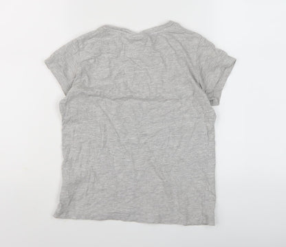 Friends Girls Grey T-Shirt, 11-12 Years, Casual Style