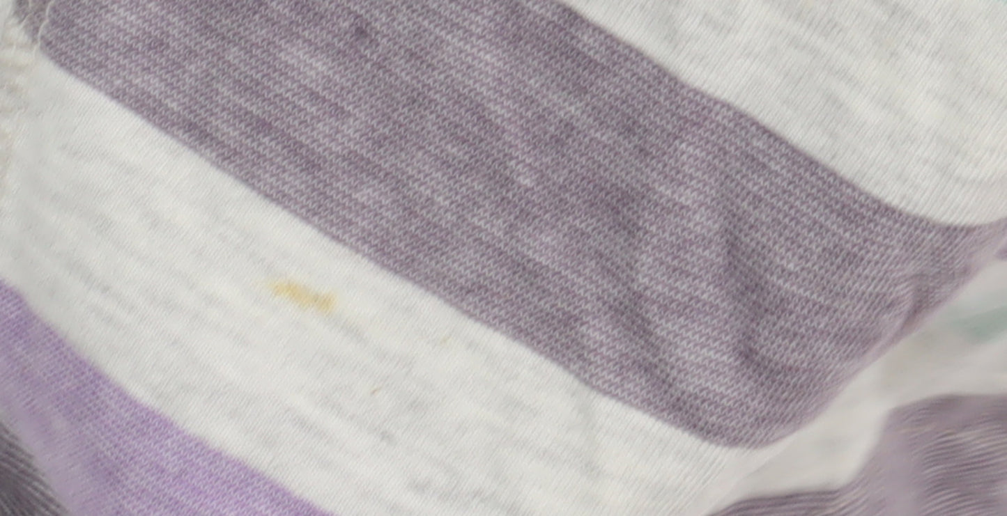 James Pringle Men's Multicoloured Striped Polo L