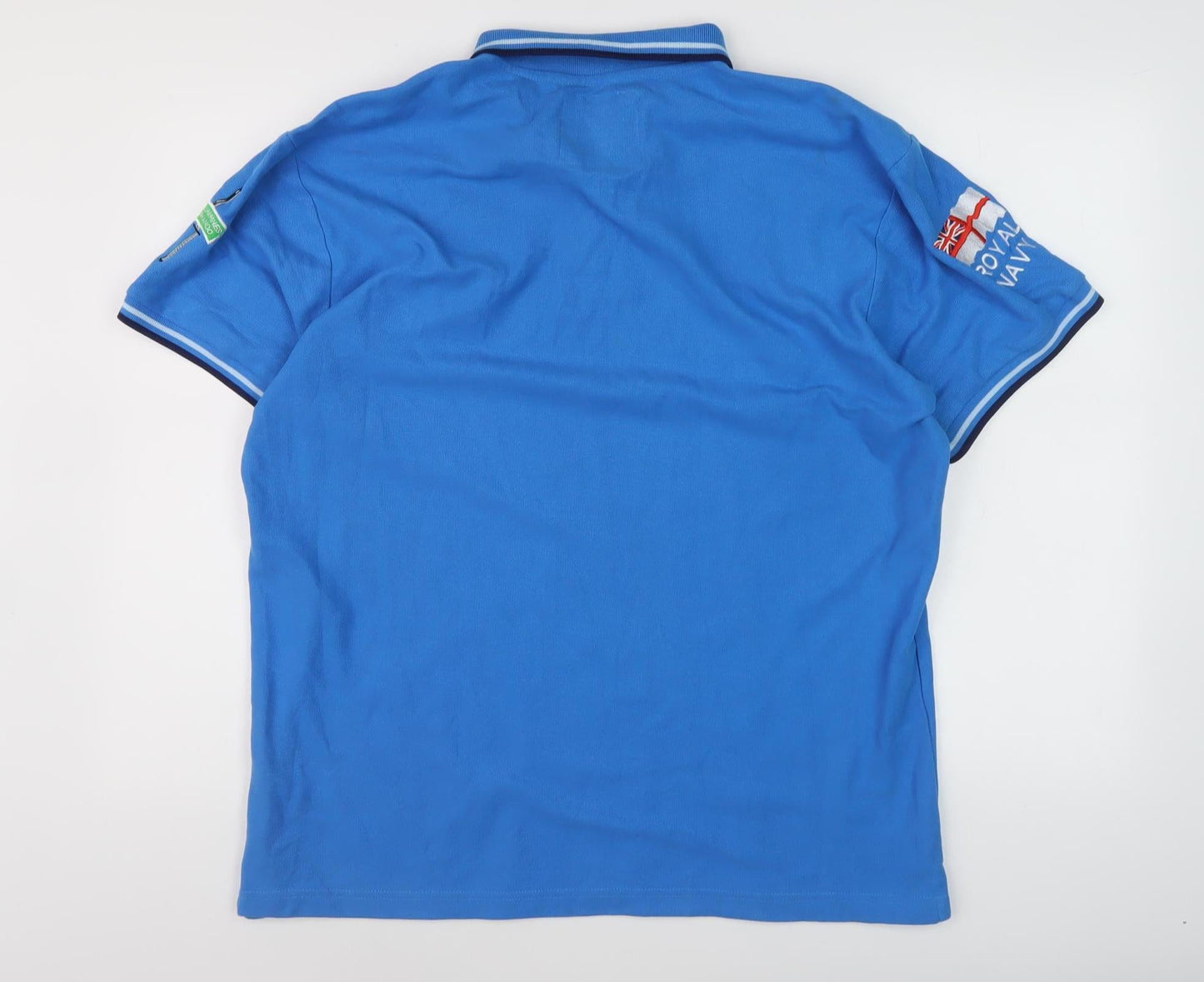 Charles Wilson Men's XL Blue Polo Shirt