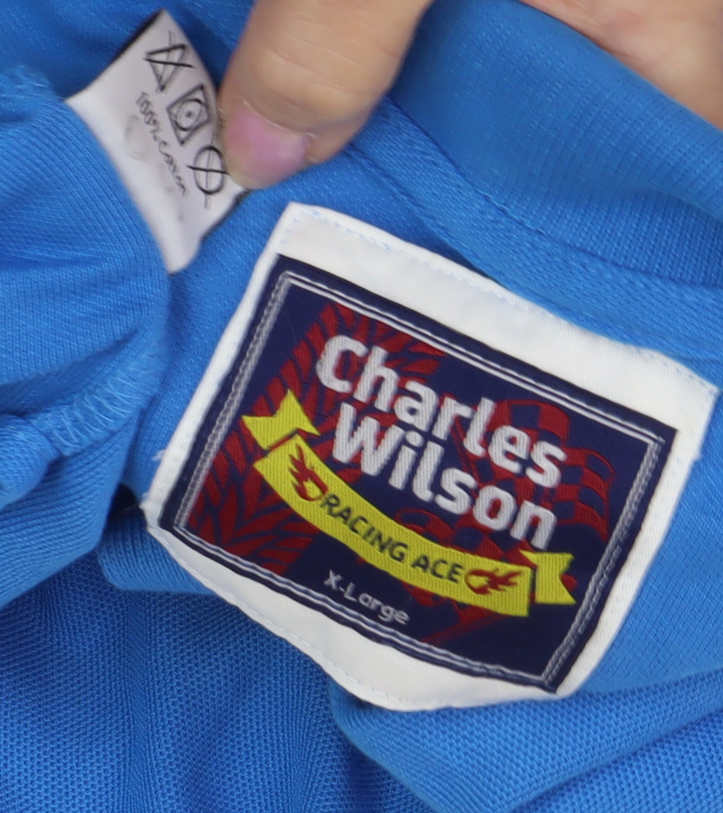Charles Wilson Men's XL Blue Polo Shirt