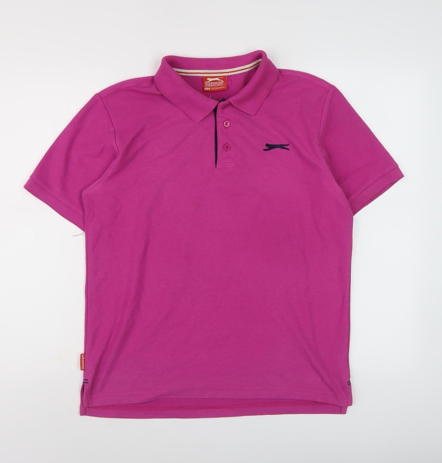 Slazenger Men's Pink Polo Shirt Size M
