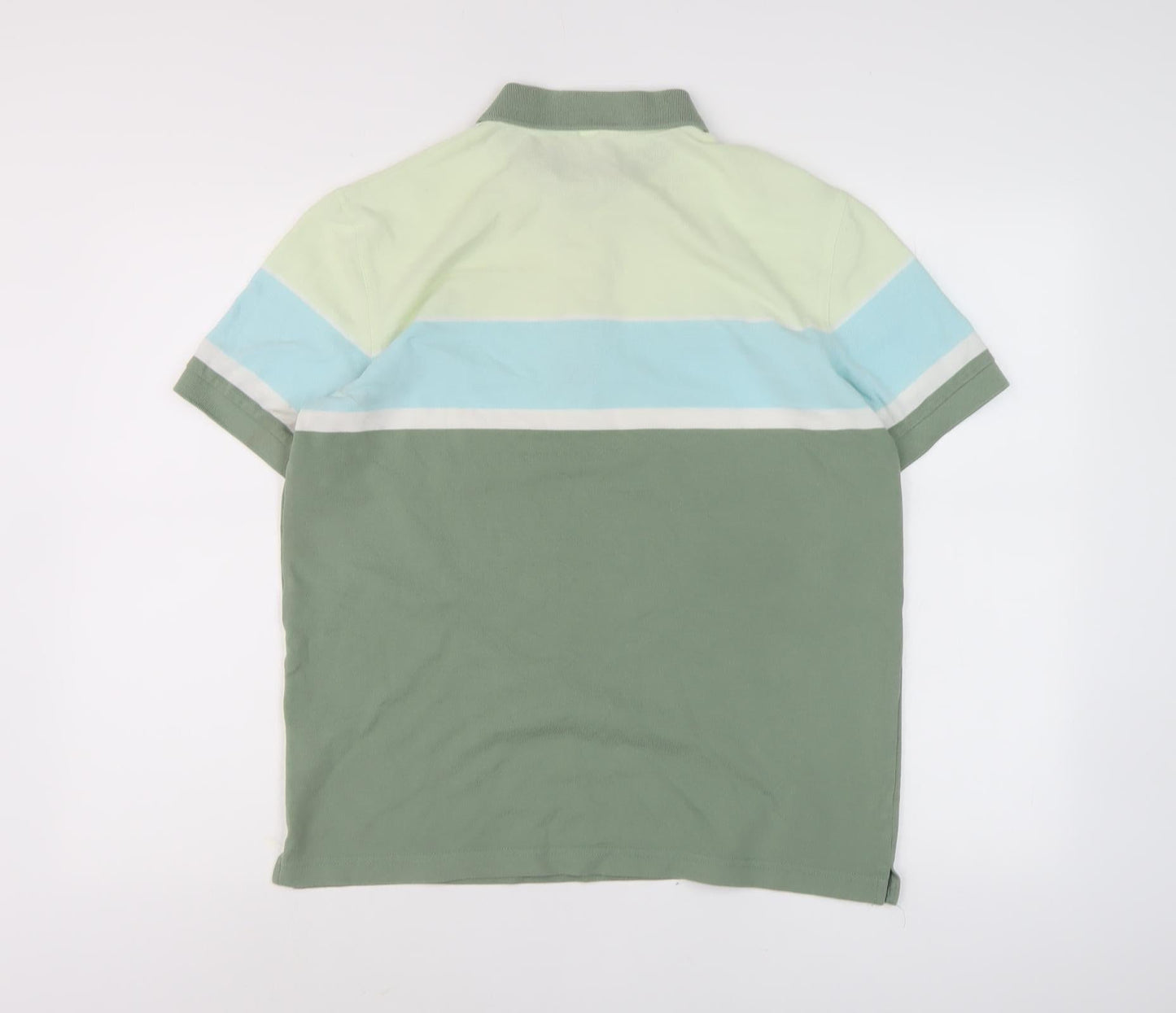 Damart Men's Multicoloured Colourblock Polo