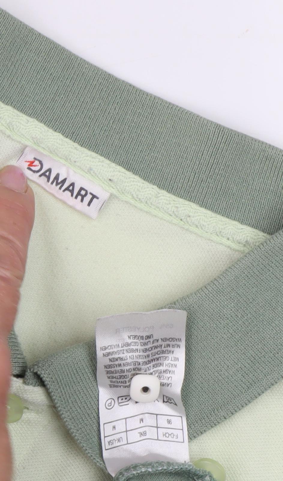 Damart Men's Multicoloured Colourblock Polo