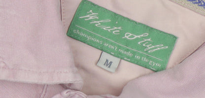 White Stuff Men's Pink Polo Shirt - Medium, Casual Wear