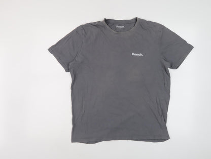 Mens UK Size L Bench Grey  T-Shirt