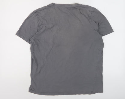 Mens UK Size L Bench Grey  T-Shirt