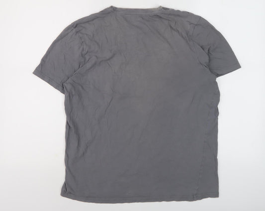 Mens UK Size L Bench Grey  T-Shirt