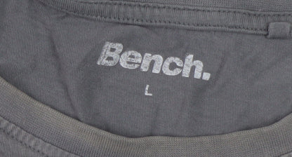 Mens UK Size L Bench Grey  T-Shirt