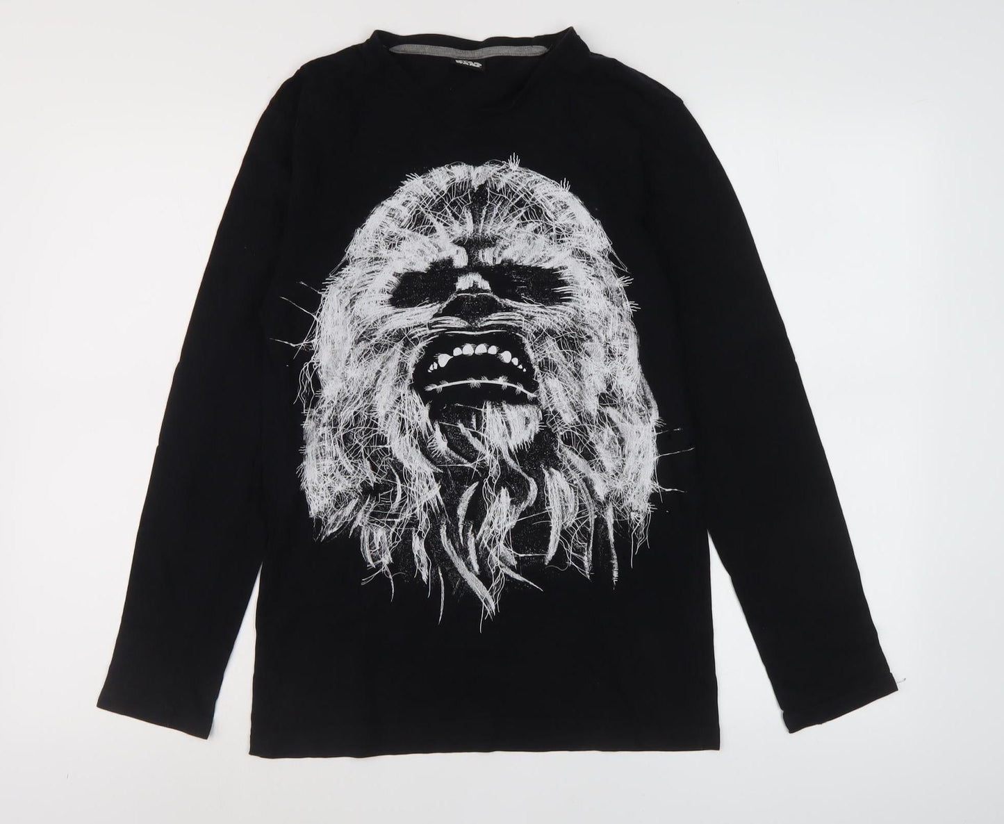 Disney Boys Black Star Wars Graphic T-Shirt XS