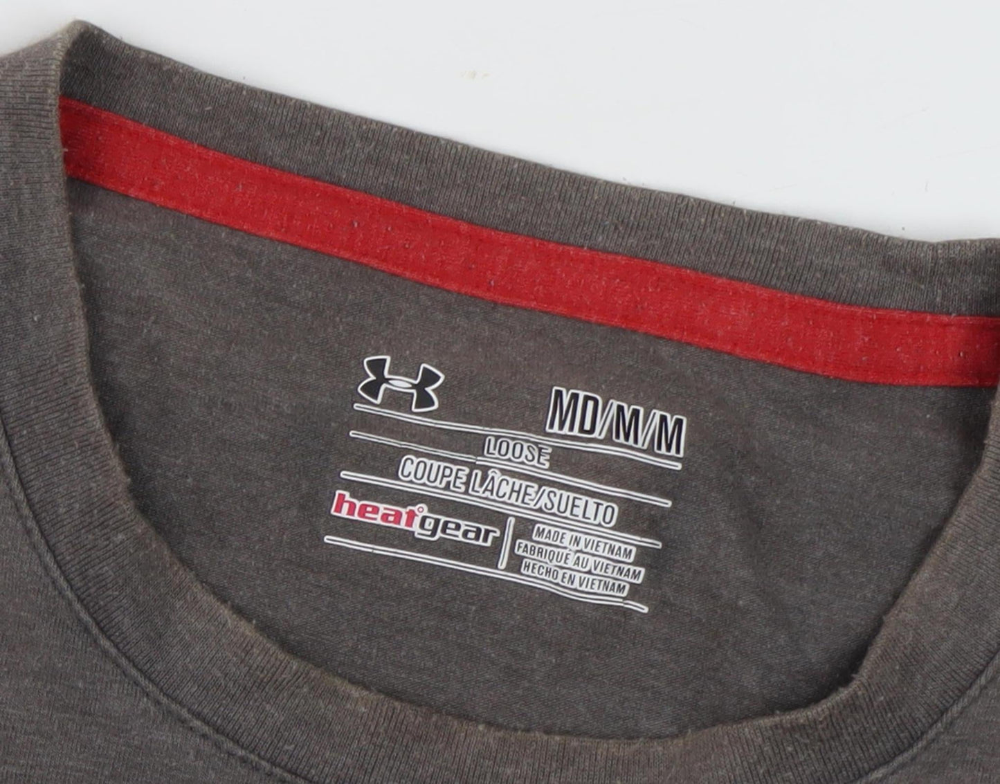 Under Armour Men's Grey T-Shirt M, Sports Style