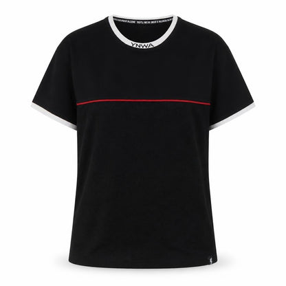 Front view of LFC unisex black t-shirt, crew neck -, size 10
