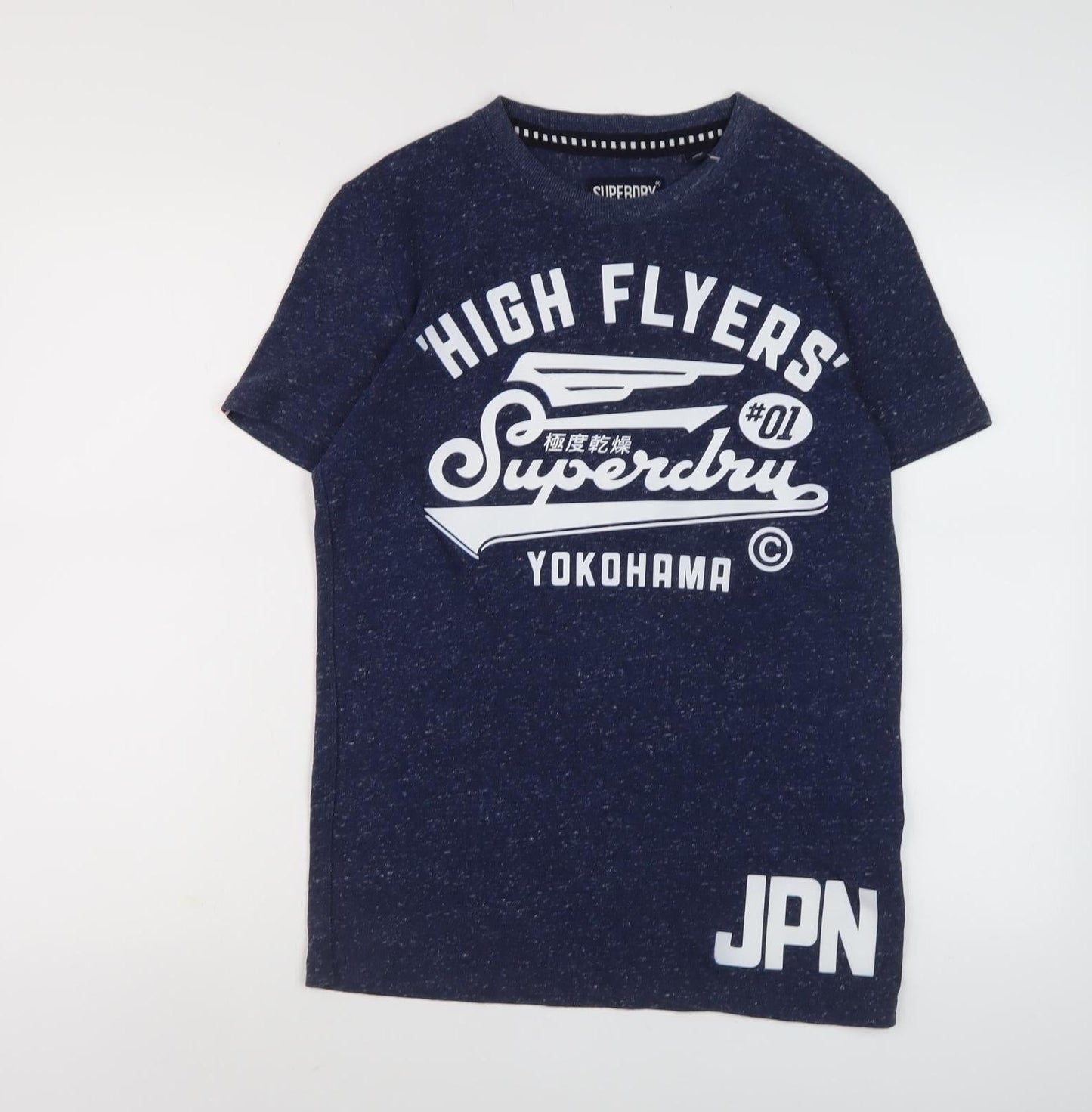 Superdry Men's Blue Graphic Print T-Shirt - Size S