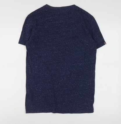 Superdry Men's Blue Graphic Print T-Shirt - Size S