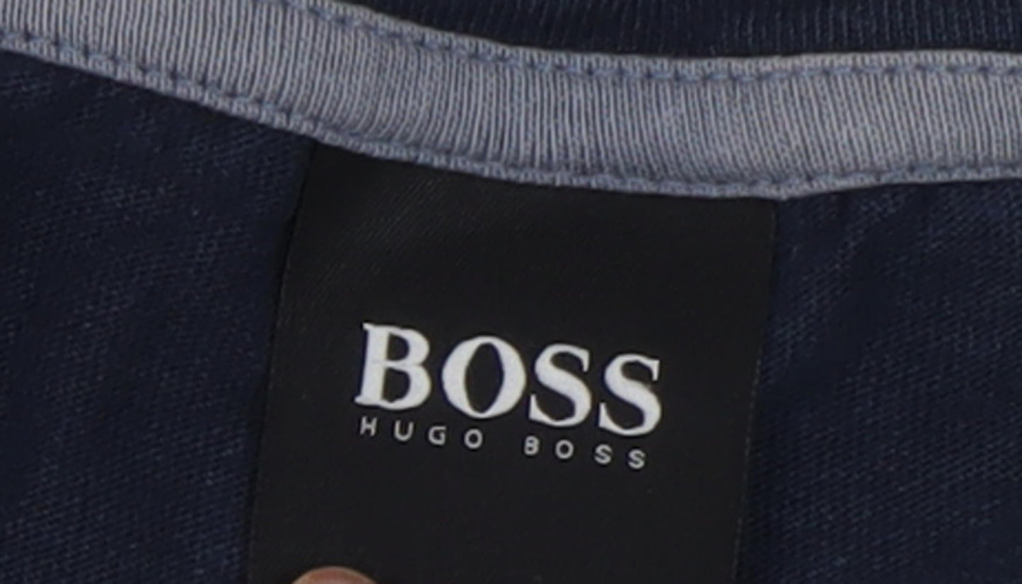 Mens UK Size M Boss Blue  T-Shirt