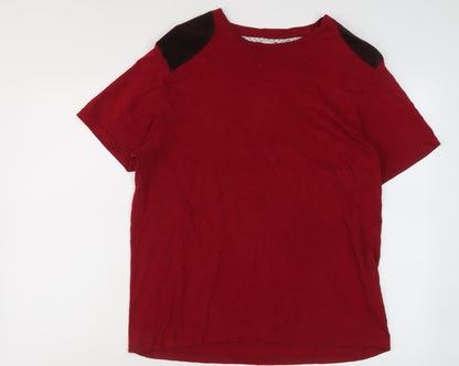 Mens UK Size L Brave Soul Red  T-Shirt