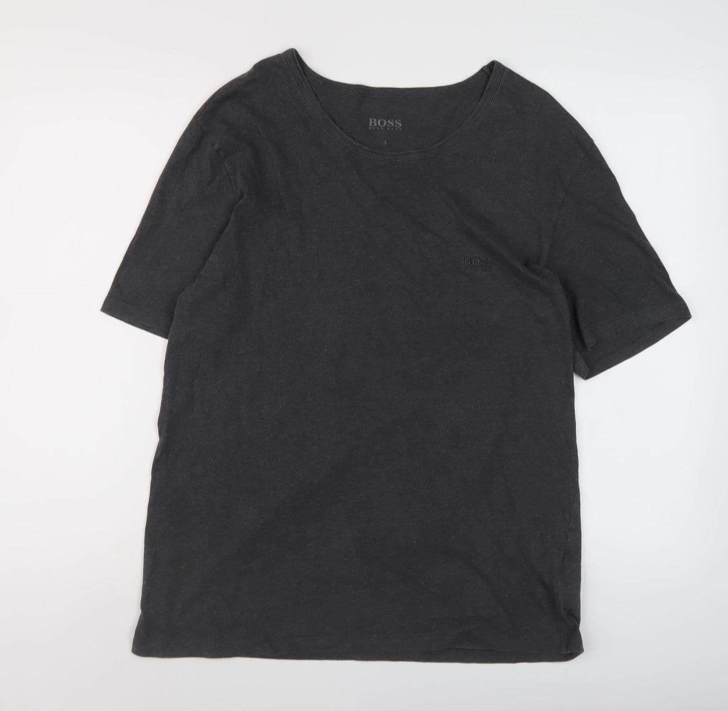 Mens UK Size L HUGO BOSS Black  T-Shirt