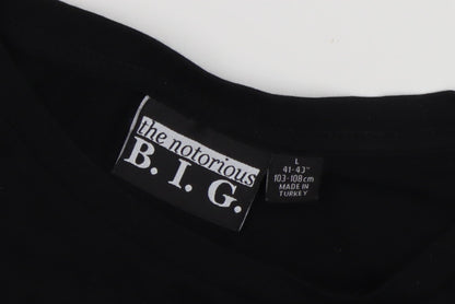 The Notorious B.I.G. Men's Black Graphic T-Shirt L Music