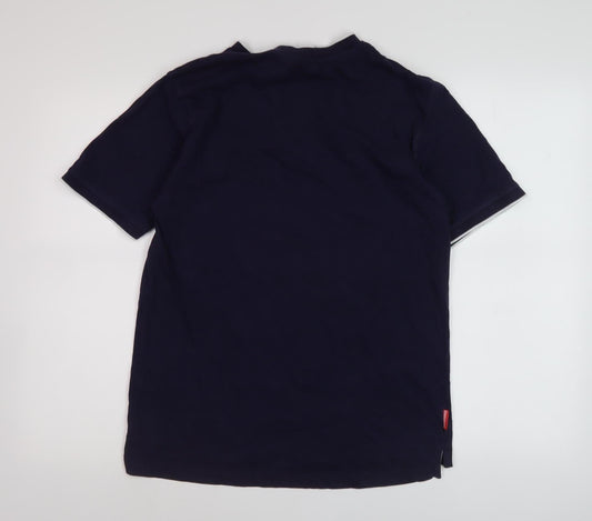 Slazenger Men's Black Crew Neck T-Shirt Medium