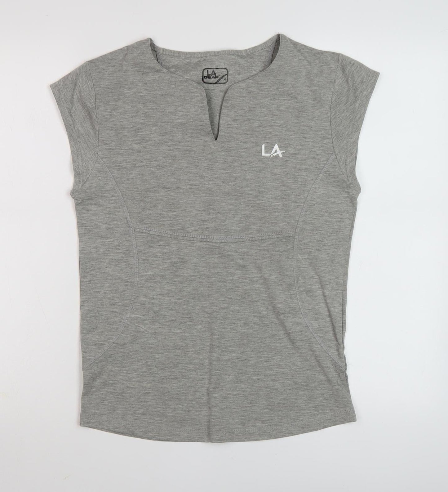 LA Gear Women's Grey Sleeveless T-Shirt Jersey