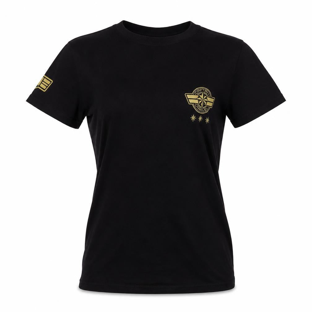 Unisex Adults UK Size S Marvel Black Basic T-Shirt
