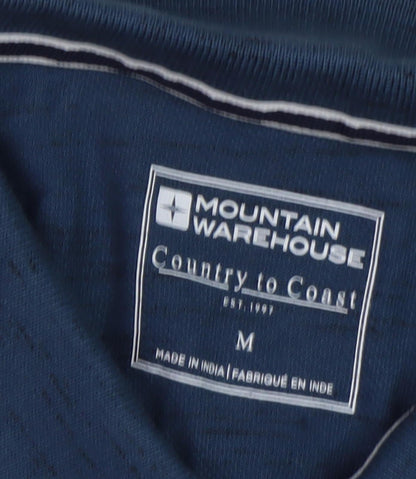 Mountain Warehouse Men's Medium Blue Polo Shirt