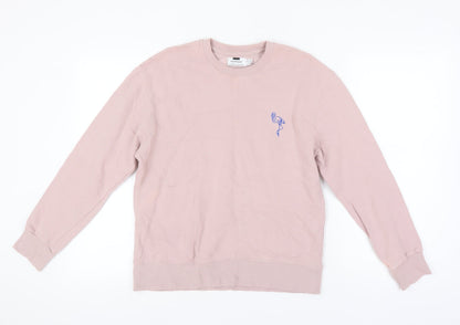 Topman Men's Pink XS Pullover Sweatshirt