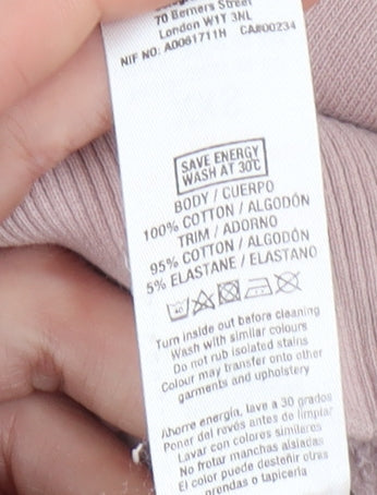 Topman Men's Pink XS Pullover Sweatshirt