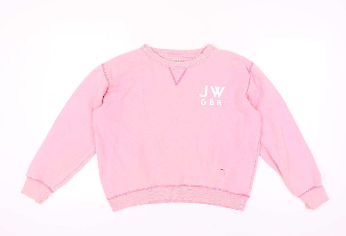 Womens UK Size 12 Jack Wills Pink Pullover Sweatshirt