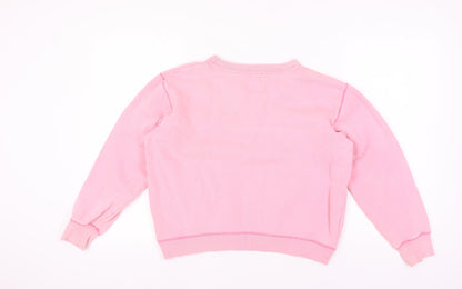 Womens UK Size 12 Jack Wills Pink Pullover Sweatshirt