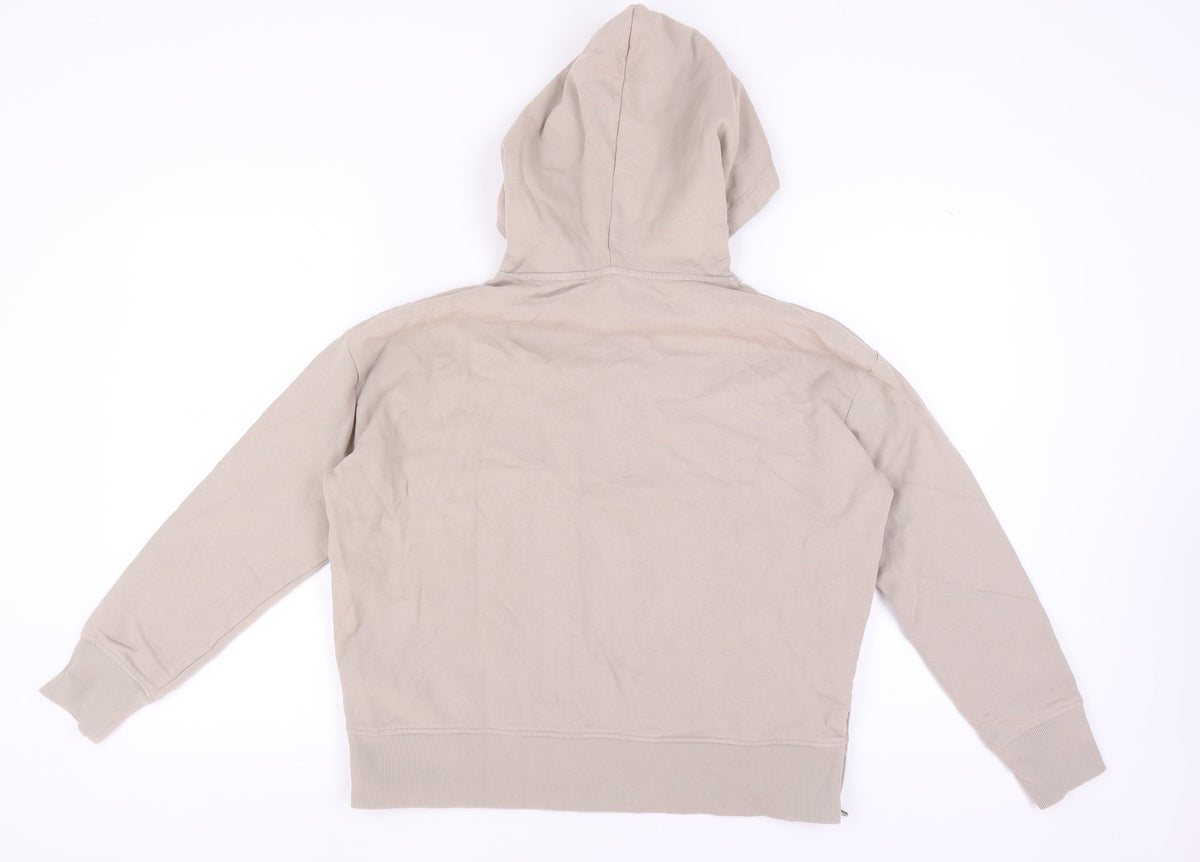 ESPRIT Women's Beige Pullover Hoodie, S, Casual Style