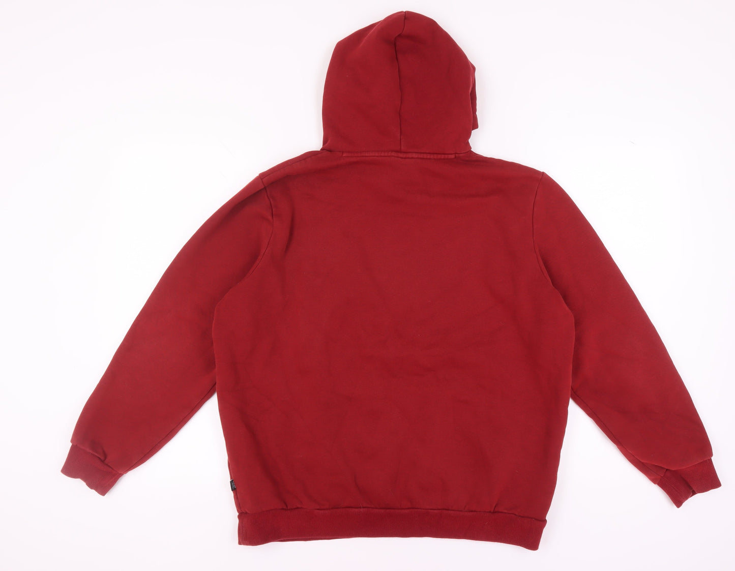 Puma Unisex Red Pullover Hoodie Size 12 Logo Design