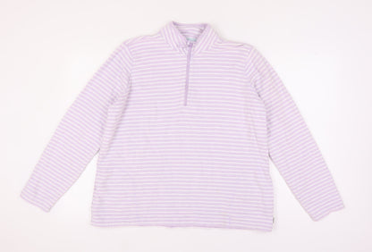 Orvis Women's Multicoloured Striped Sweatshirt XL